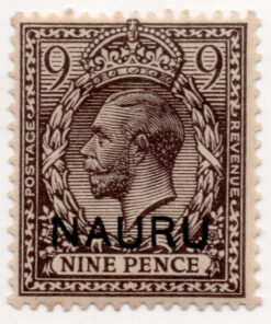 Great Britian Postage Stamps Overprinted "NAURU"