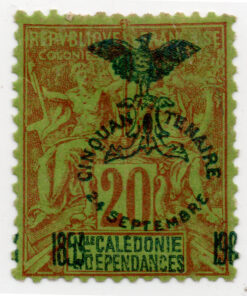 The 50th Anniversary of French Occupation - Previous Issues (nº 40) Overprinted "CINQUANTENAIRE 24 SEPTEMBRE 1853 1903"