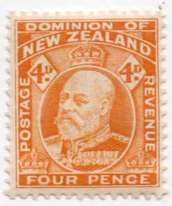 King Edward VII - Inscription "DOMINION OF NEW ZEALAND"