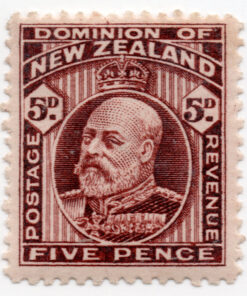 King Edward VII - Inscription "DOMINION OF NEW ZEALAND"