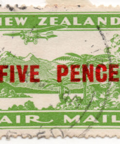 Airmail Stamp of 1931 in Changed Color and Surcharged in Red (airmail)