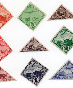 Airmail - Airplanes and Animals - (Série completa - 9 stamps)