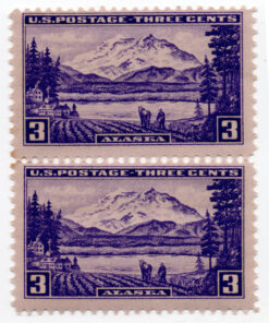 Territorial Issues - Alaska - Mount Mckinley - (Pair of stamps)