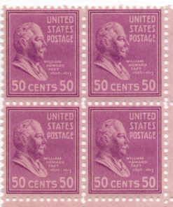 Presidential issue - William Howard - (Set of four stamps)