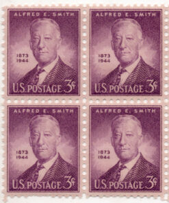 The 1st Anniversary of the Death of Alfred E.Smith  - (Set of four stamps)