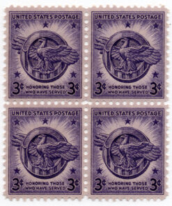 Veterans of World War II - (Set of four stamps)