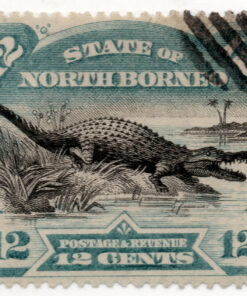Local Motifs - Mint Value is for Oval Bars Cancellations - Crocodylus porosus