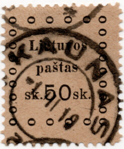 Third Kaunas Issue - "sk." Before and After Value