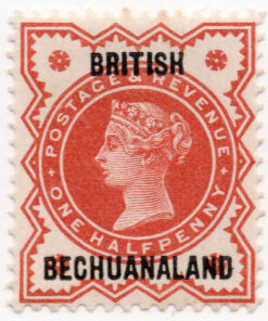 Great Britain No.86 Overprinted "BRITISH - BECHUANALAND" (1887)