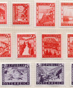 Landscapes Stamps of 1945-1947 in New Colors