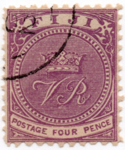 Crown over Monogram & Canoe in Palm Tree Frame (1890 -1896)