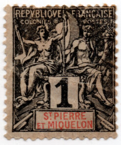 Inscription: "St. PIERRE ET MIQUELON"