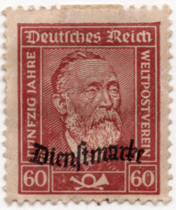 Stephan Overprinted "Dienstmarke"