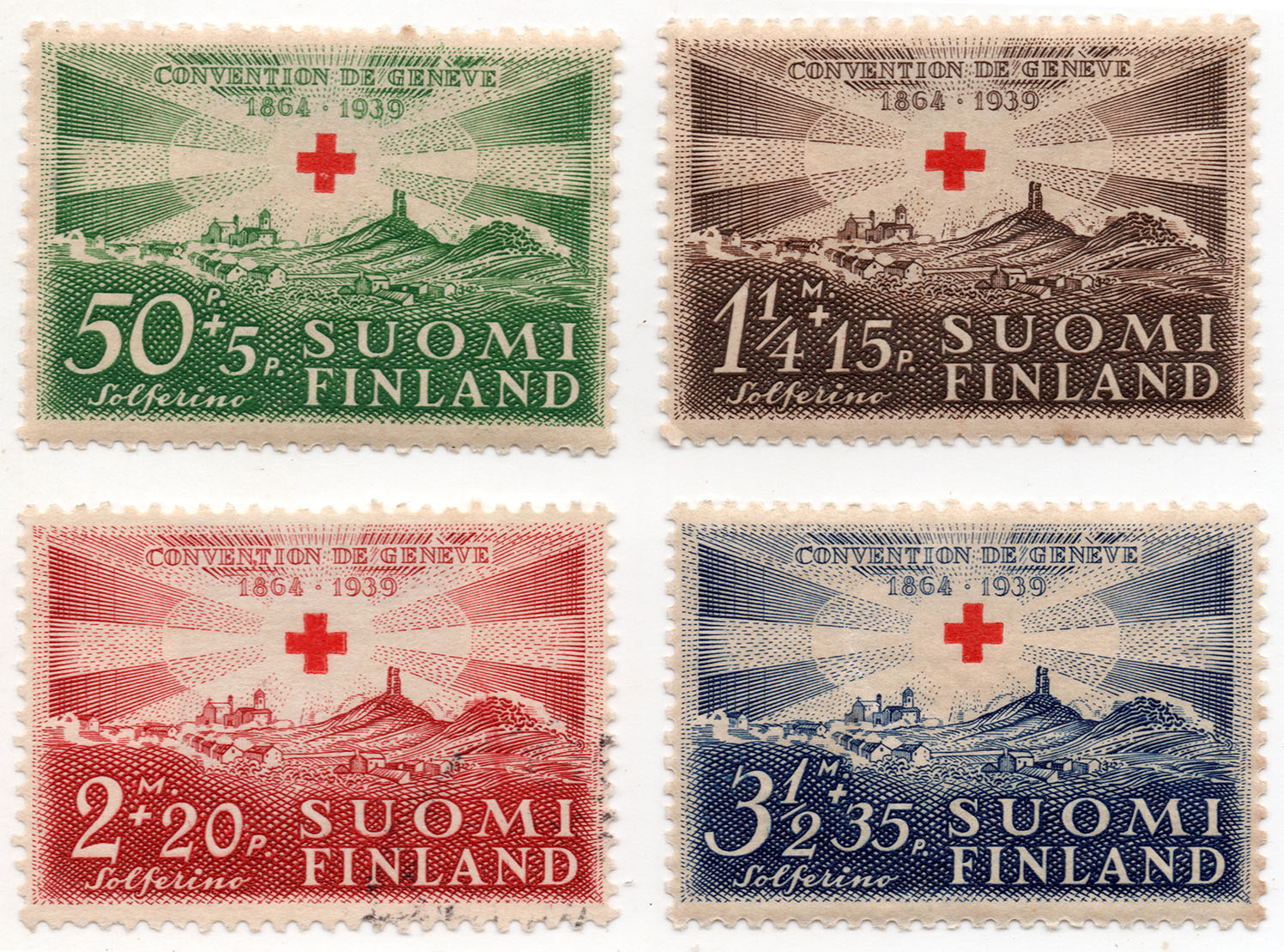Red Cross charity - The 75th anniversary of the Geneva Convention